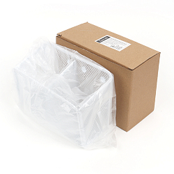 Органайзер магнитный металлический 2 отделения белый