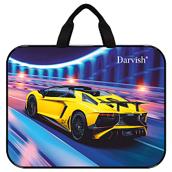 Папка детская с ручками ткань "Красивый спорткар"