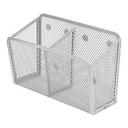 Органайзер магнитный металлический 2 отделения серый