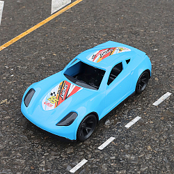 Машинка Turbo V голубая 18,5см
