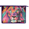 Папка  для тетрадей  А4 на молнии Colour lion