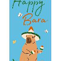 Открытка-конверт "Happy Bara" (с капибарой)
