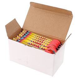 Ножницы 13см детские закругленные лезвия цвет ручек розовый