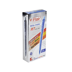 Ручка авт. синяя  "Flair" WRITO-METER RT, пластик, 0,6мм