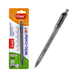 Ручка авт. черная  "Flair" WRITO-METER RT, пластик, 0,6мм,  блистер