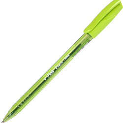 Ручка шар. зелёная  "Flair" EACH, пластик, трехгранный корпус, 0,7мм