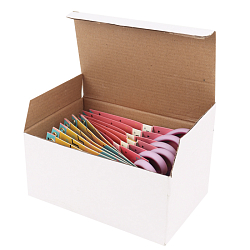 Ножницы 14см  закругленные лезвия с европодвесом ручки розовые