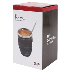 Кружка  "Объектив " 300мл (шейкер)