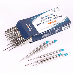 Стержень шар.  98мм синий объем. метал. "Darvish"