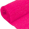 Бумага гофрированная поделочная 50*200см темно-розовая  "Darvish"