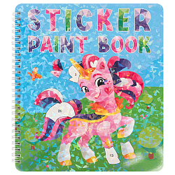 Раскраска с наклейками на гребне