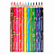 Карандаши 12цв трёхгранный jumbo корпус "Фруктовый мир"