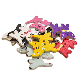 Пуговки декоративные "Кошечки" , ПЭТ-пакет.