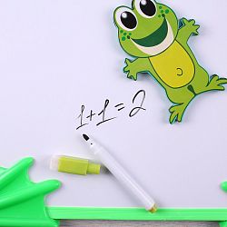 Набор для детей  (доска для рисования и письма 34,5*27см+маркер+губка+2магнита)