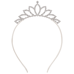 Ободок бежевый  для волос "диадема"