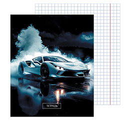 Тетрадь  40л кл "Авто" обл. мел. кар
