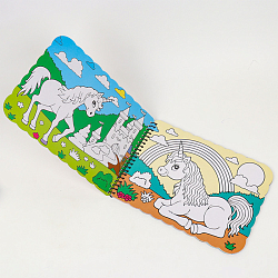 Раскраска многоразовая "Волшебный мир" + 8 цв. маркеров