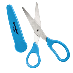 Ножницы 13,5см детские с колпачком