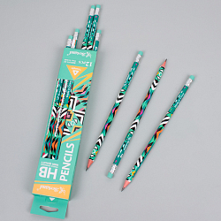 Карандаш ч/г с ластиком