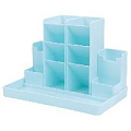 Органайзер-трансформер настольный пластиковый 5 предметов голубой