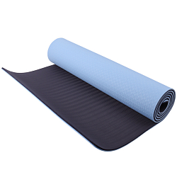 Коврик двухцветный для фитнеса