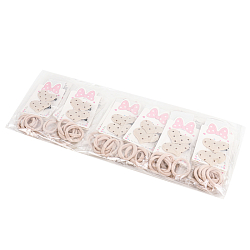 Аксессуары для волос в наборе (2 заколки-зажима+ 4резинки)