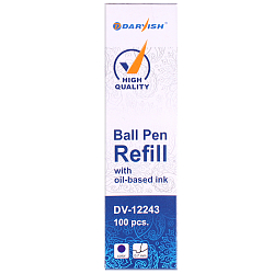 Стержень шар. 128мм синий на масляной основе  0,7мм