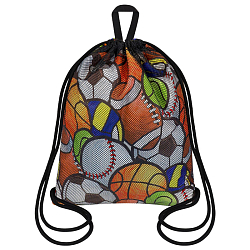 Сумка-мешок Мячи, 2 отделения 45х35х7 см