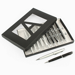 Ручка подар. син. "Darvish" корпус метал.ассорти