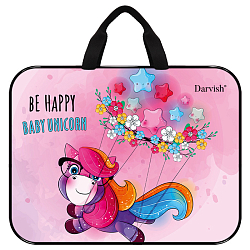 Папка детская с ручками ткань "Весёлый пони"