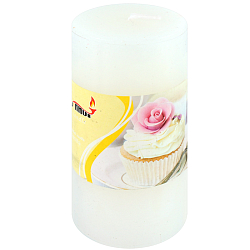 Свеча h- 9,5см,d-5см,ассорти