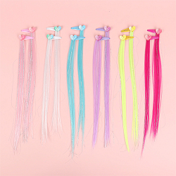 Заколка для волос 2 шт. в наборе (клик-клак с прядью)