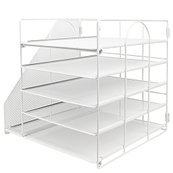 Лоток металлический 1 отделение 5 секций цвет белый