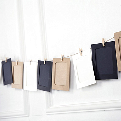 Растяжка с фоторамками 8*10,5 см(10 бум.рамок+10 прищепок+шпагат)   набор