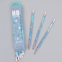 Карандаш ч/г с ластиком