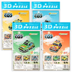 Пазл 3D (15*20см) (картон) ассорти