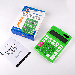 Калькулятор настольный 12 разр. "Darvish" 105*146*25мм  зелёный