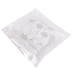 Подвески деревянные "Сердечки" 6 шт в наборе