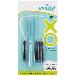 Ручка перьевая син. корпус ассорти INX XO HAUSER