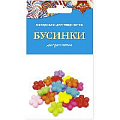 Бусинки декоративные ,"Цветочки", в ПЭТ-упаковке