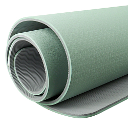 Коврик двухцветный для фитнеса