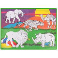 Раскраска-коврик "Животные Африки"