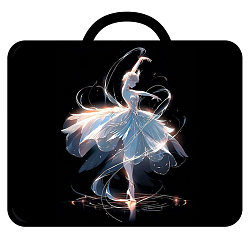 Папка детская с ручками А4 пласт. с рисунком на молнии Принцесса