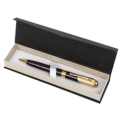 Ручка подар. "Darvish" корпус  с золотистой отделкой в футляре