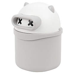 Ёмкость для мусора настольная светло-серая