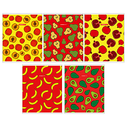 Тетрадь  48л кл. "Фрукты" обложка уф-лак, конгрев