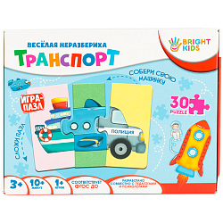Игра настольная Веселая неразбериха  Транспорт