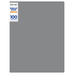 Папка 100 файлов 700мкм серая