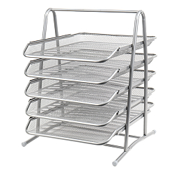 Лоток горизонтальный металлический 5 секций