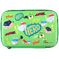Пенал 1 отделение "HERO" 22*15*5см (зеленый)